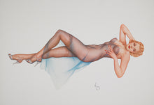 Load image into Gallery viewer, Sweet Dreams Lithograph by Alberto Vargas, 130 Birthday Collection
